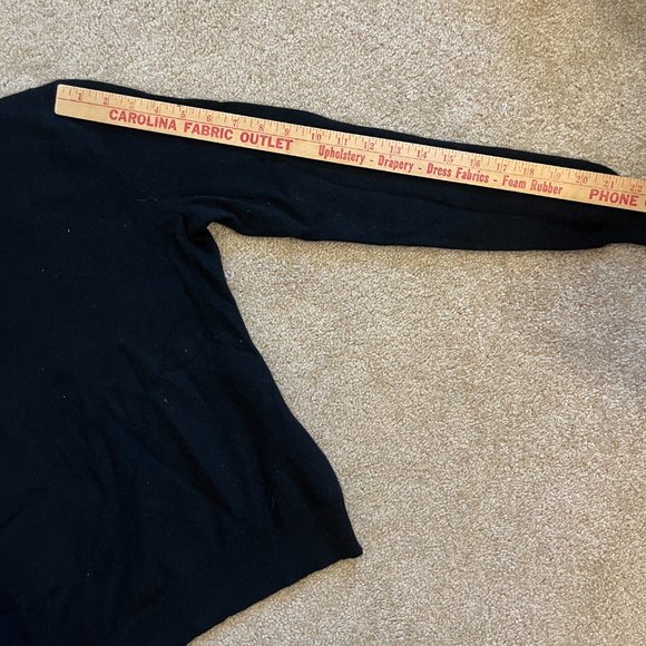 100% Black Cashmere - Petite Turtleneck - perfect, as new XS/S Attrib. to N.Peal - Picture 9 of 13